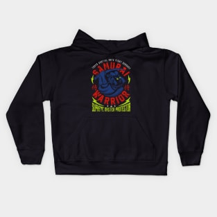 samurai warrior Kids Hoodie